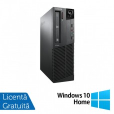 Calculator LENOVO Thinkcentre M91P SFF, Intel Core i5-2400 3.10GHz, 4GB DDR3, 250GB SATA, DVD-RW+ Windows 10 Home