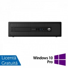 Calculator HP Prodesk 600 G1 SFF, Intel Core i5-4590 3.30GHz, 8GB DDR3, 500GB SATA, DVD-RW + Windows 10 Pro