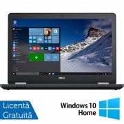 Laptop Refurbished DELL Latitude E5570, Intel Core i5-6200U 2.30GHz, 8GB DDR4, 256GB SSD SATA M.2, 15.6 Inch Full HD, Tastatura Numerica, Webcam + Windows 10 Home
