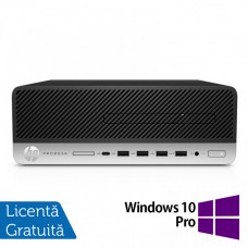 Calculator HP ProDesk 600 G3 SFF, Intel Core i3-6100 3.70GHz, 4GB DDR4, 500GB SATA, DVD-RW + Windows 10 Pro