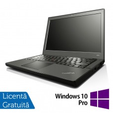 Laptop Lenovo Thinkpad x240, Intel Core i5-4300U 1.90GHz, 4GB DDR3, 120GB SSD, 12.5 Inch, Webcam + Windows 10 Pro