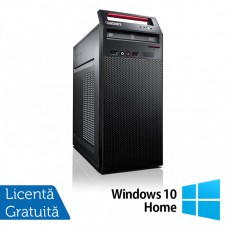 Calculator Refurbished LENOVO ThinkCentre E73 Tower, Intel Pentium G3220 3.00GHz, 4GB DDR3, 500GB SATA, DVD-RW + Windows 10 Home