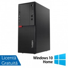 Calculator Refurbished LENOVO M710T Tower, Intel Core i3-6100 3.70GHz, 8GB DDR4, 480GB SSD, DVD-ROM + Windows 10 Home