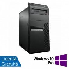 Calculator Refurbished Lenovo ThinkCentre M83 Tower, Intel Core i7-4770 3.40GHz, 8GB DDR3, 500GB SATA, DVD-ROM + Windows 10 Pro