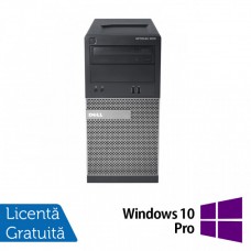 Calculator Refurbished Dell OptiPlex 390 Tower, Intel Pentium G630 2.70GHz, 4GB DDR3, 500GB SATA, DVD-RW + Windows 10 Pro