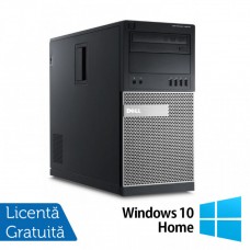 Calculator Refurbished Dell 9010 Tower, Intel Core i7-3770 3.40GHz, 8GB DDR3, 500GB SATA, DVD-RW + Windows 10 Home