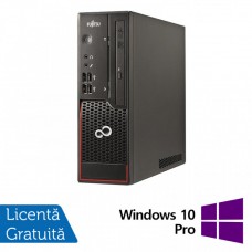 PC Refurbished FUJITSU ESPRIMO C720 SFF, Intel Core i5-4570 3.40GHz, 4GB DDR3, 240GB SSD Nou, 2x Port Serial + Windows 10 Pro