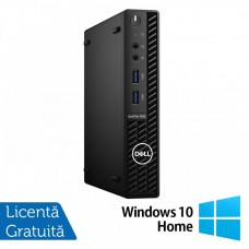 Calculator Refurbished DELL OptiPlex 3080 MiniPC, Intel Core i5-10500T 2.30-3.80GHz, 8GB DDR4, 240GB SSD + Windows 10 Home