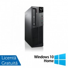 Calculator Refurbished Lenovo ThinkCentre M83 SFF, Intel Pentium G3220 3.00GHz, 4GB DDR3, 128GB SSD + Windows 10 Home