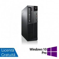 Calculator Refurbished Lenovo ThinkCentre M83 SFF, Intel Pentium G3220 3.00GHz, 4GB DDR3, 128GB SSD + Windows 10 Pro