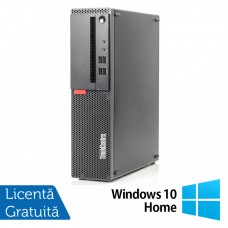 Calculator Refurbished LENOVO ThinkCentre M910s SFF, Intel Core i5-6500 3.20GHz, 8GB DDR4, 256GB SSD + Windows 10 Home