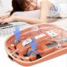 Mouse Nou M233, 1600dpi, 5 Butoane, Indicator Nivel Baterie, Transparent, Portocaliu, Wireless + Bluetooth Mouse Nou M233, 1600dpi, 5 Butoane, Indicator Nivel Baterie, Transparent, Portocaliu, Wireless + Bluetooth