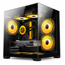 Sistem PC Gaming OptimX First Ambra, Intel Core i5-10500 3.10 - 4.50GHz, 16GB DDR4, 1TB SSD, Radeon RX 580 8GB, Windows 11 Pro