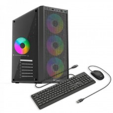 Sistem Desktop PC Gaming OptimX Prime Titan cu procesor Intel® Core™ i7 9700F, 16GB DDR4, 480Gb SSD, Nvidia RTX 5060 8Gb GDDR7 , Cadou kit tastatura si mouse OptimX KM500
