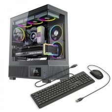 Sistem Desktop PC Gaming OptimX KIAN Fury cu procesor Intel® Core™ i7 9700F, 16GB DDR4, 480Gb SSD, Nvidia RTX 5050 8Gb GDDR6 , Cadou kit tastatura si mouse OptimX KM500