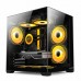 Sistem Desktop PC Gaming OptimX AMBRA Flare cu procesor Intel® Core™ i5 10400F, 16GB DDR4, 480Gb SSD, Radeon RX 580 8Gb GDDR5 , Cadou kit tastatura si mouse OptimX KM500